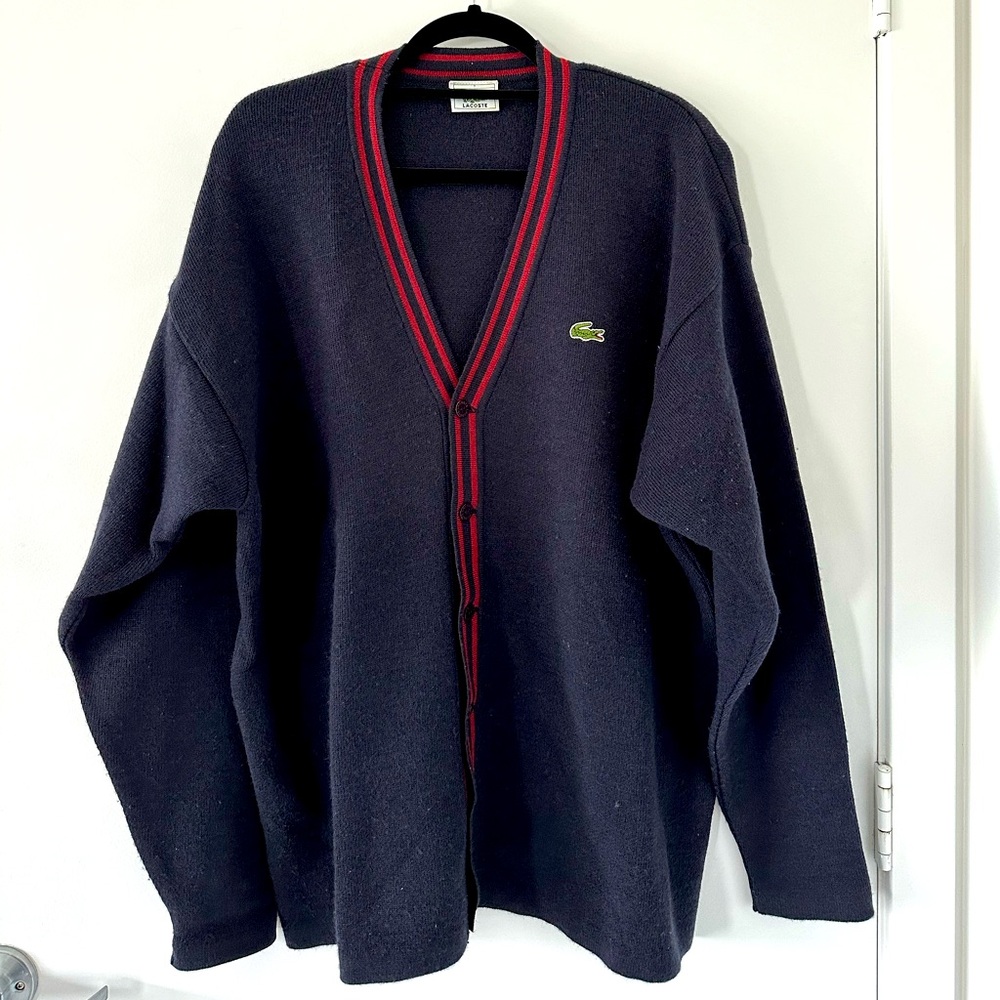 Lacoste Tricot Cardigan Men’s Size 7